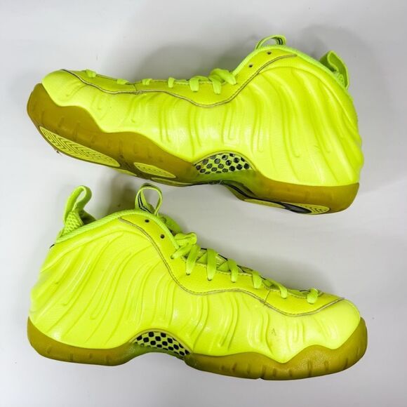 Nike Air Foamposite Volt 2014 Neon Yellow Sneakers, Men's 8.5, Rare and Iconic - Picture 5 of 8
